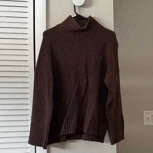 Abercrombie & Fitch Chocolate Turtleneck Sweater